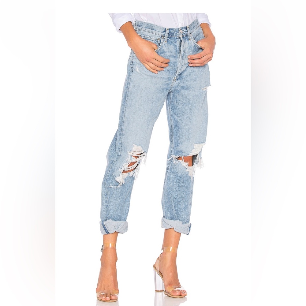 AGOLDE 90’s Mid Rise Loose Fit in Fallout size 25